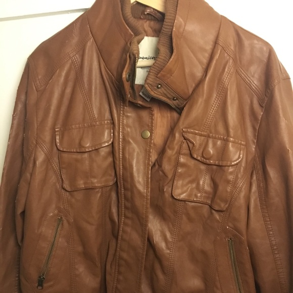 Brown Leather Jacket - Picture 2 of 8